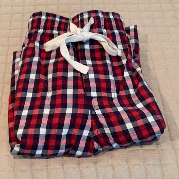 Croft & Barrow Red and Blue Plaid asleep Pants A - Picture 4 of 4